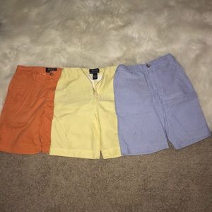 Boys Shorts 3 piece blue,orange and yellow